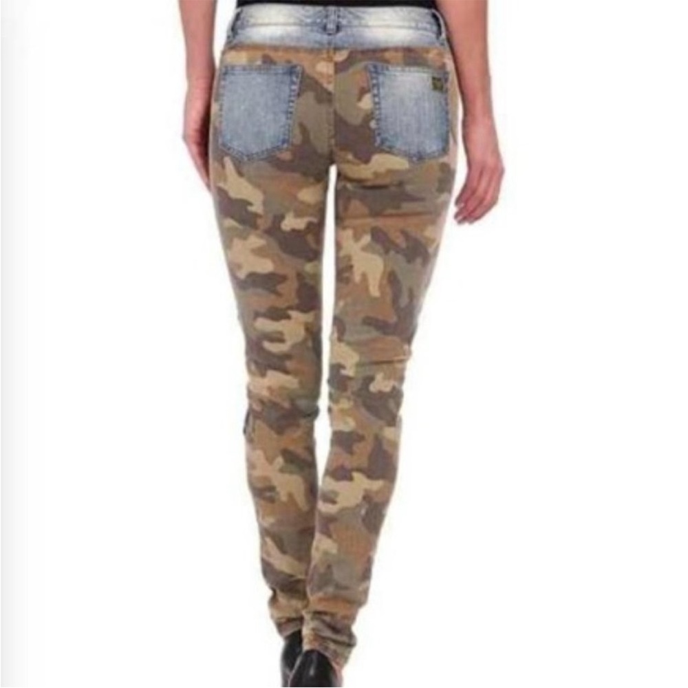 Michael Kors denim camouflage jeans size 2